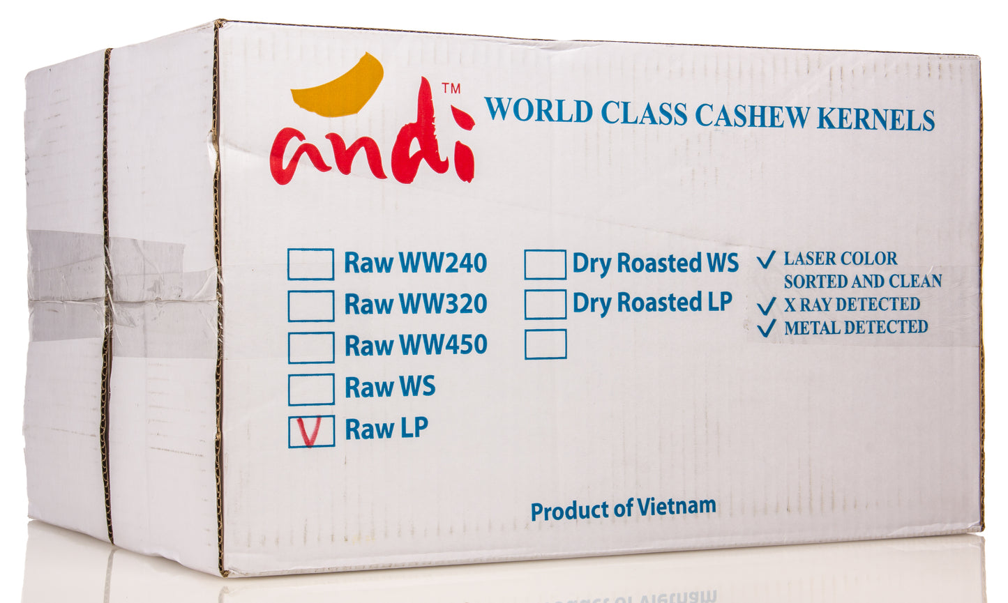 Cashews, Raw, Large White Pieces