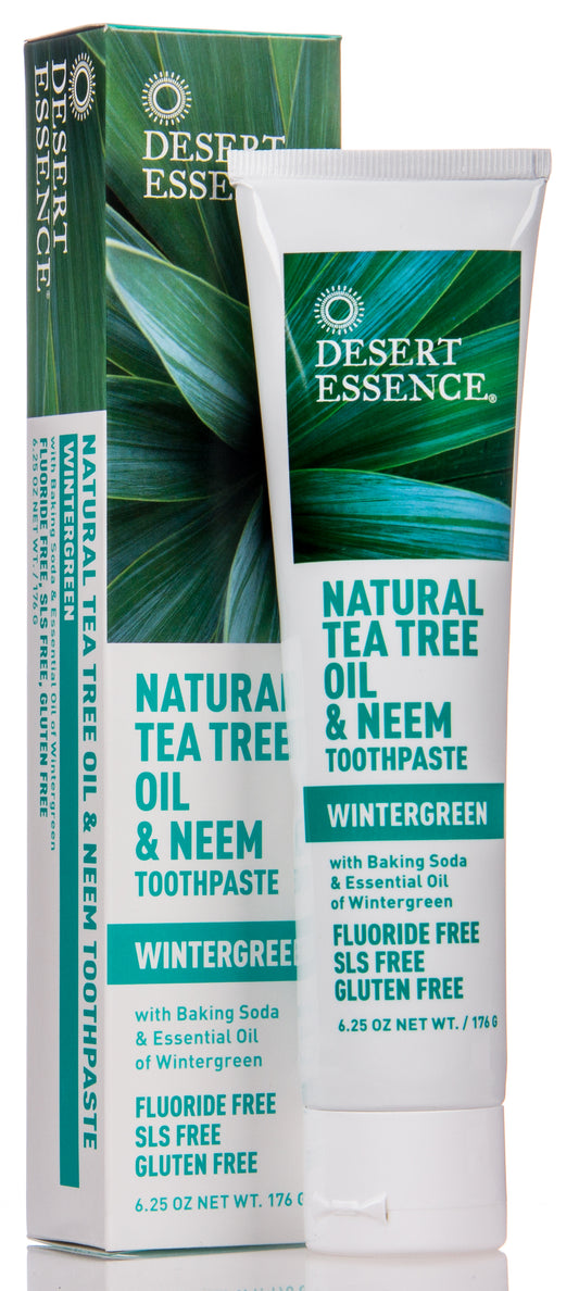 Tea Tree Neem Toothpaste, Wintergreen