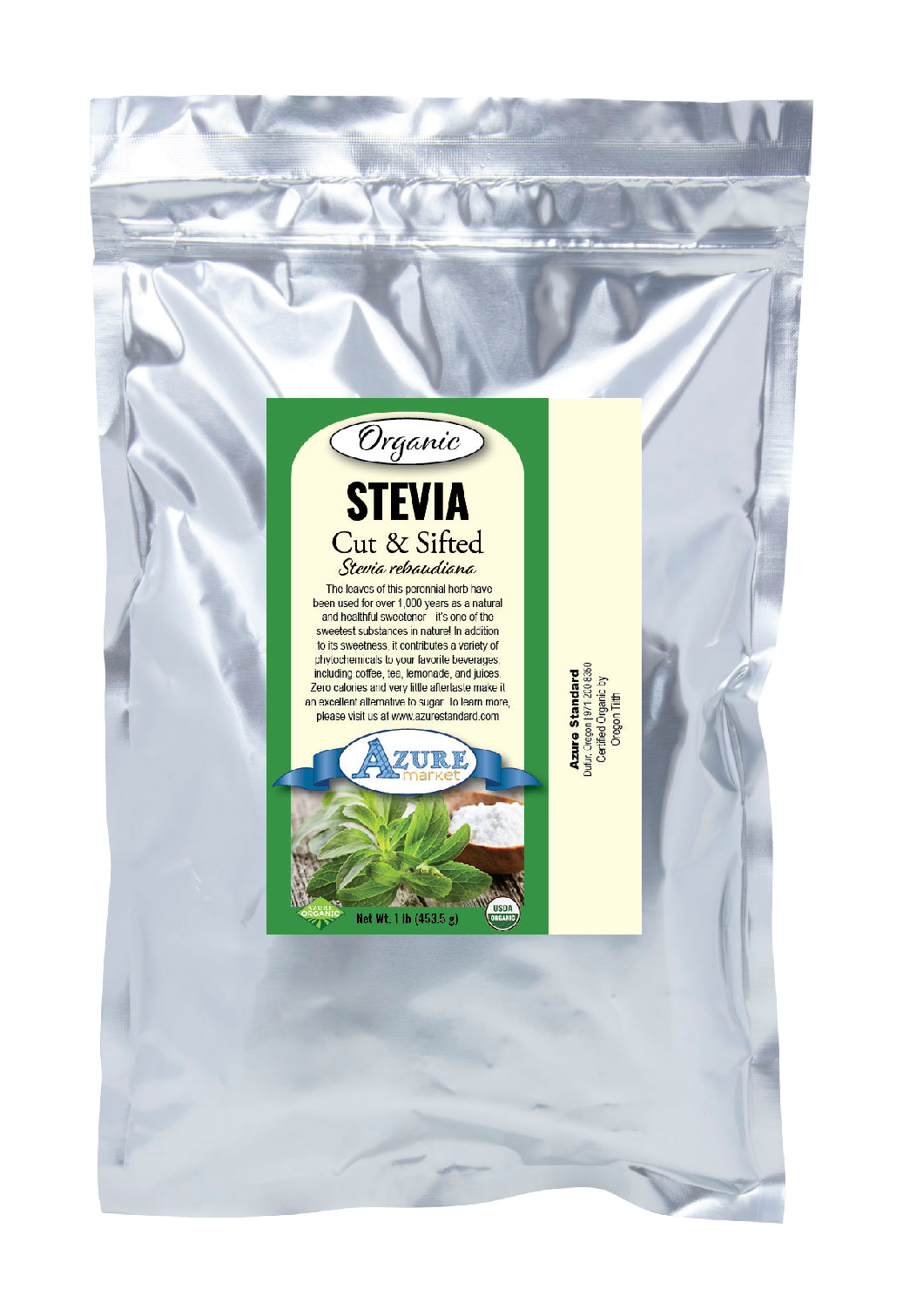 Stevia, Cut & Sifted, Organic