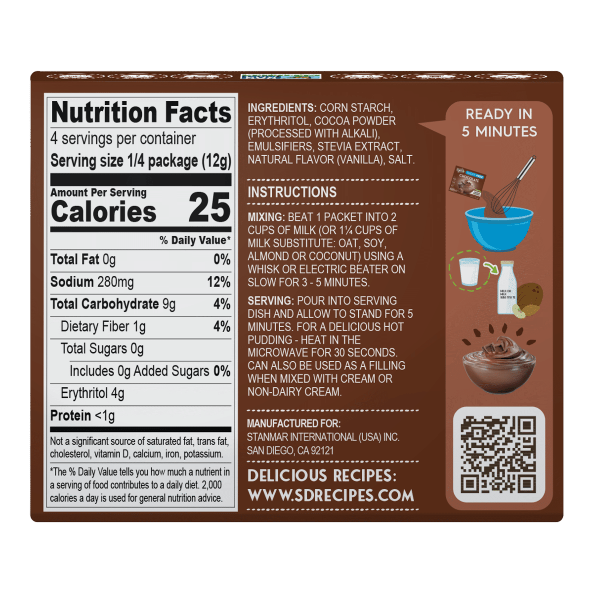 Instant Pudding, Chocolate