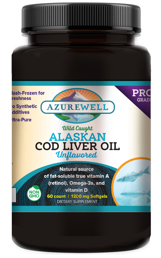 Alaskan Cod Liver Oil, Softgels, 1,200 mg