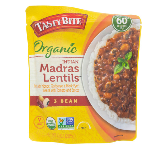 Madras Lentil 3 Bean, Organic