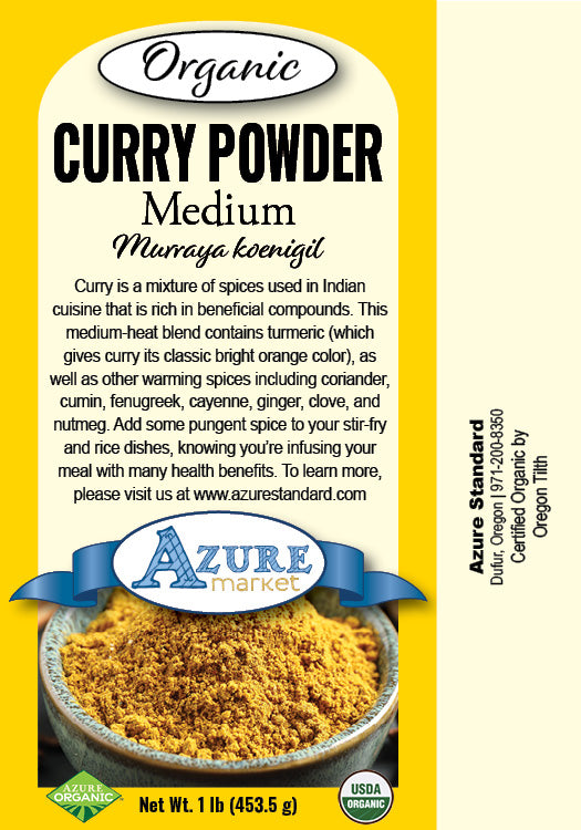Curry Powder, Medium, Organic