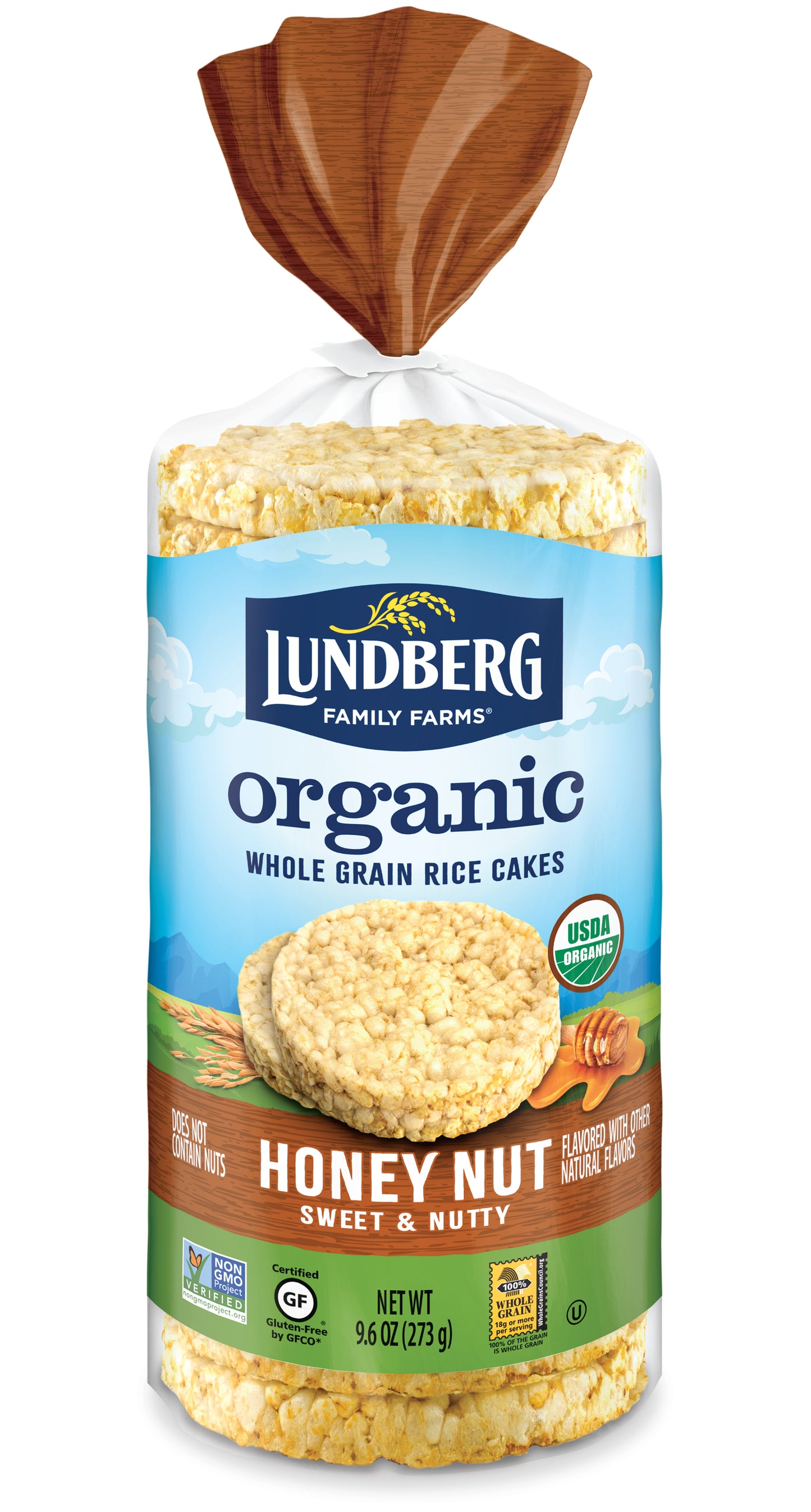 Rice Cakes, Honey Nut, GF, Organic