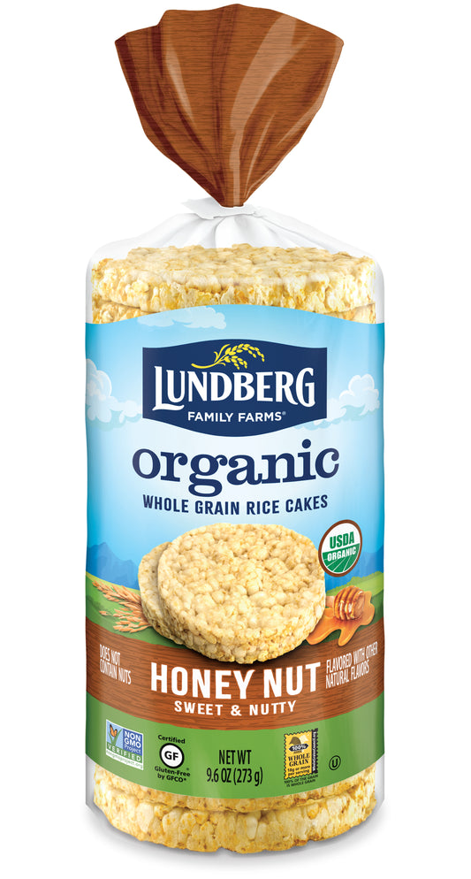 Rice Cakes, Honey Nut, GF, Organic