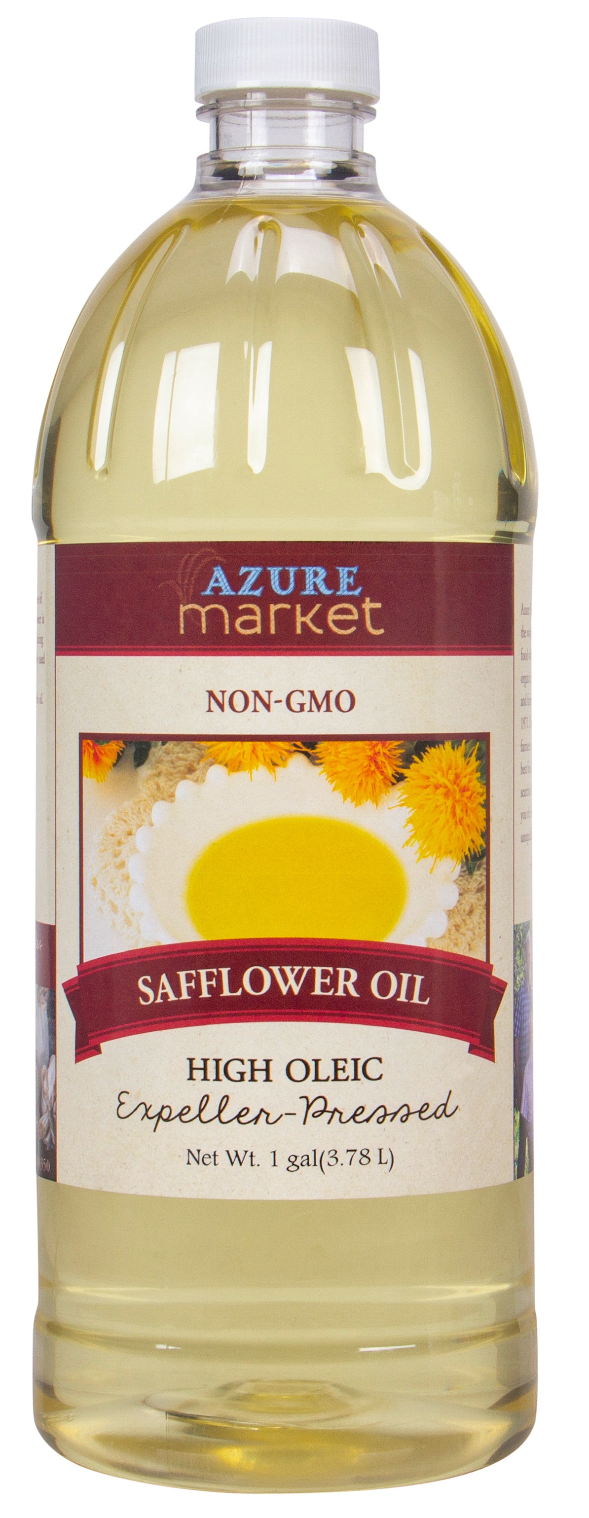 Safflower Oil, Expeller Pressed High Oleic, Non GMO