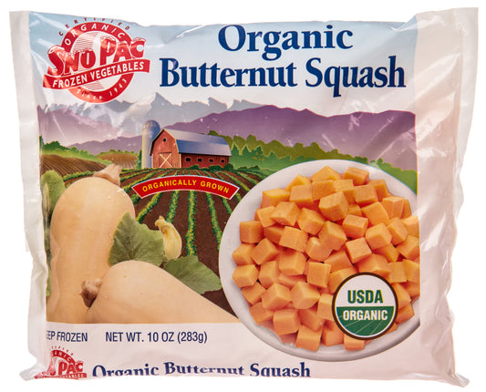 Butternut Squash, Diced, Frozen, Organic