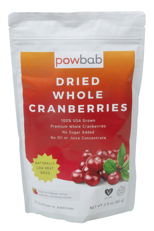 Cranberries Whole, Dried, Unsweetened