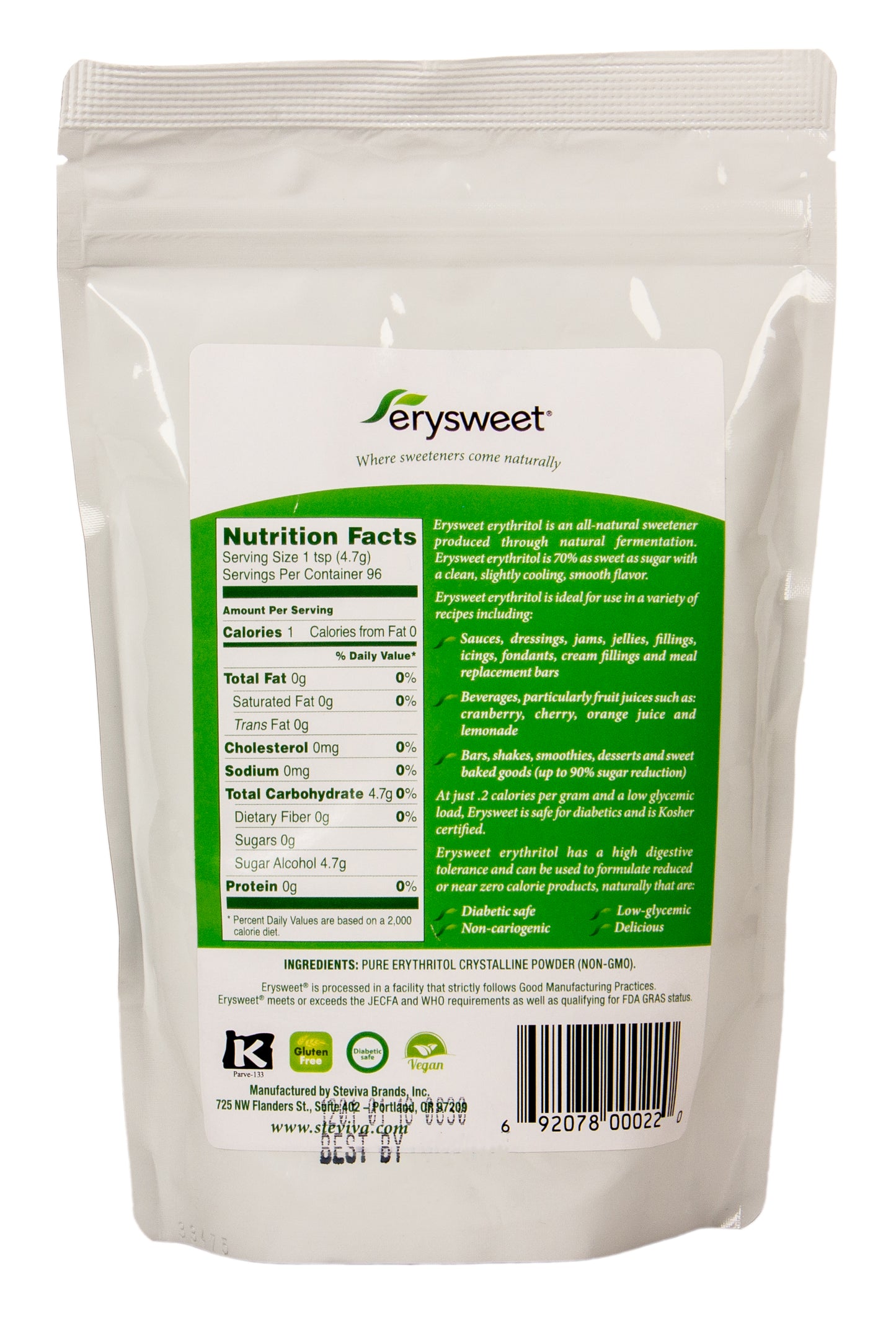 @Erysweet, Erythritol, Sweetener
