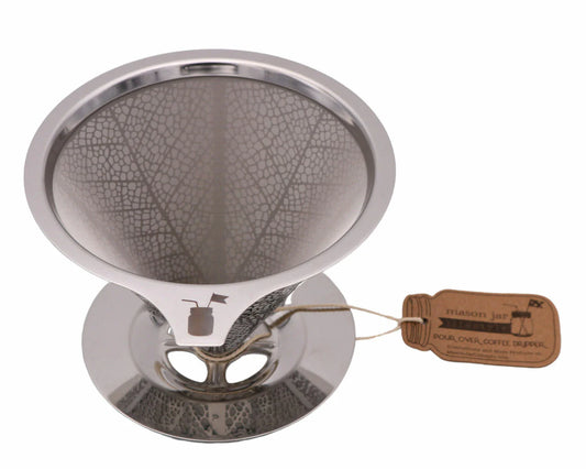 Pour Over Drip Coffee, Stainless Steel Filter