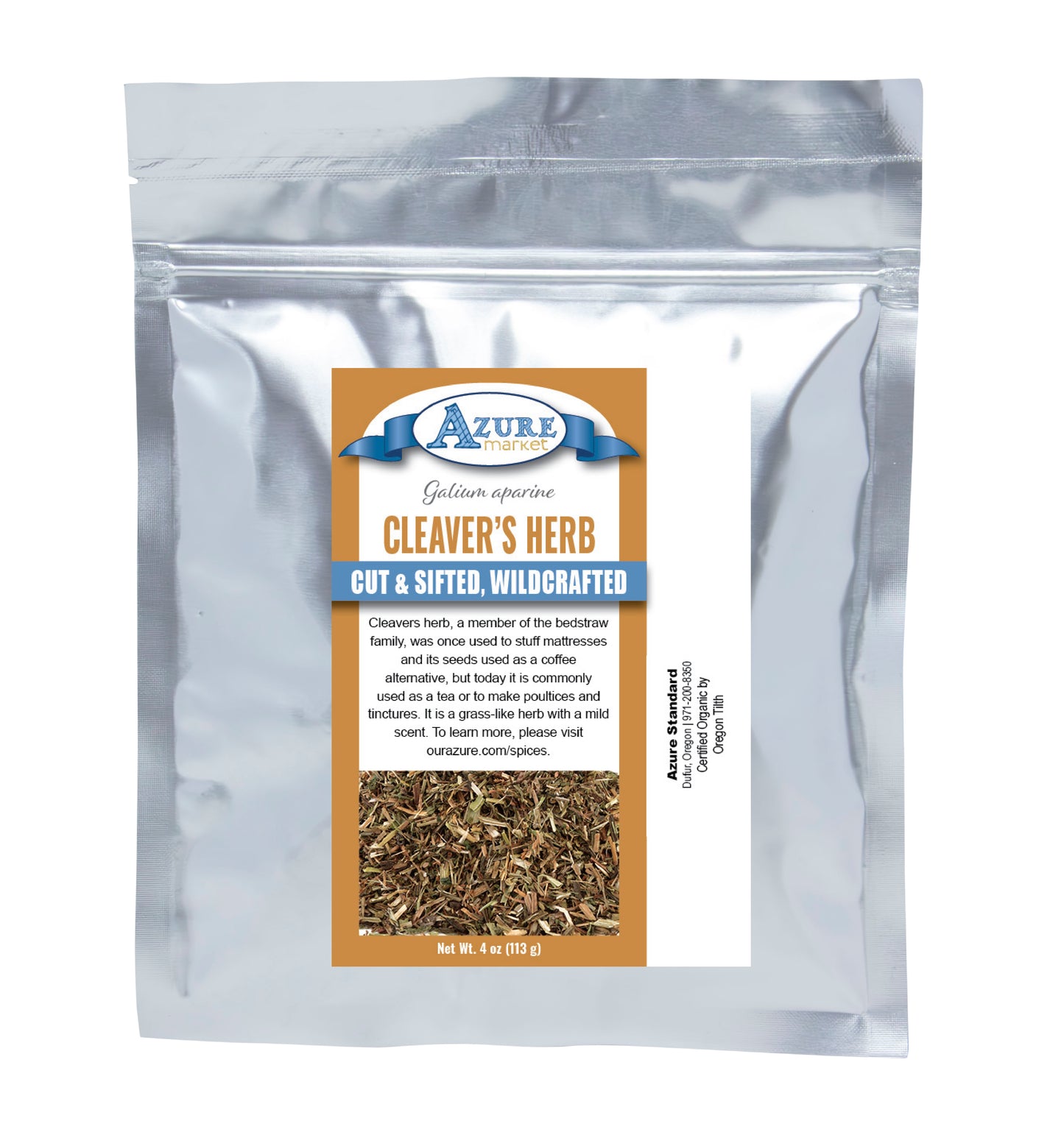 Cleaver's Herb, Cut & Sifted, Wildcrafted