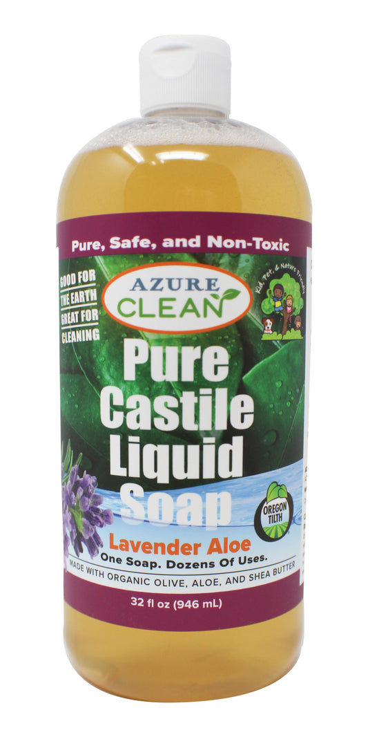 Castile Liquid Soap, Pure, Lavender Aloe, Organic