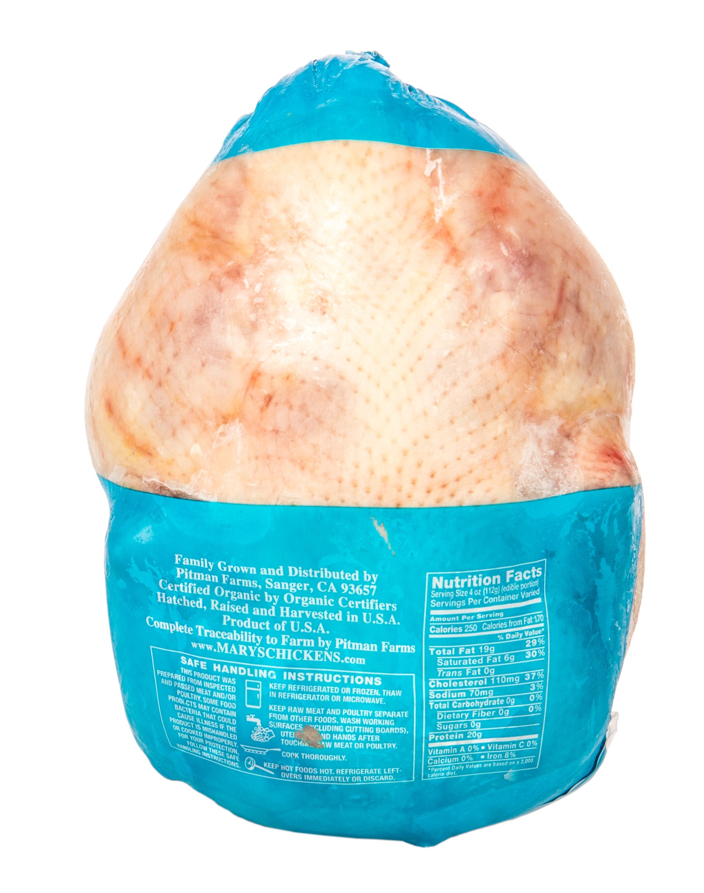 Chicken Fryer, with Giblets, Organic, Frozen, Random Weight
