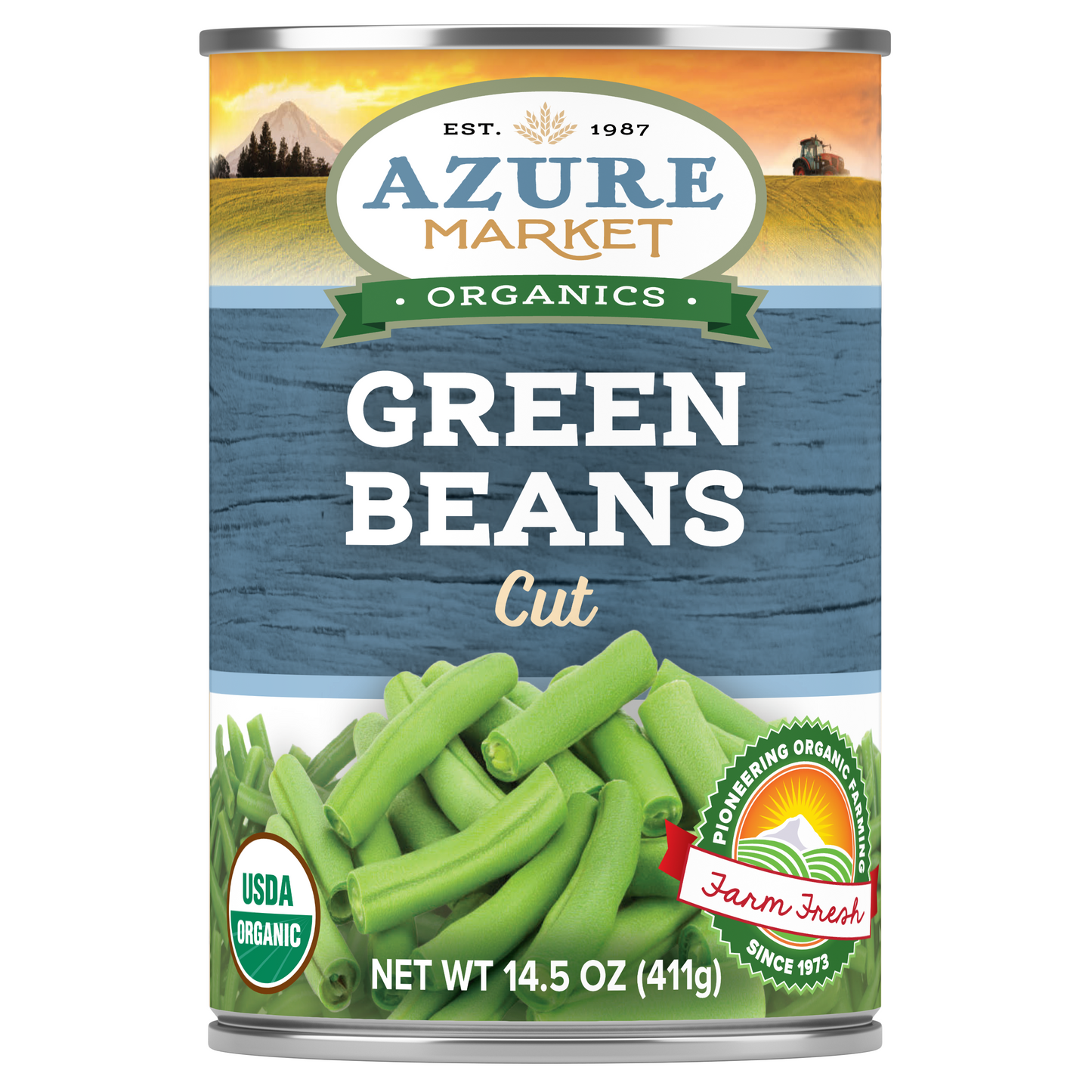 Green Beans, Cut, Organic