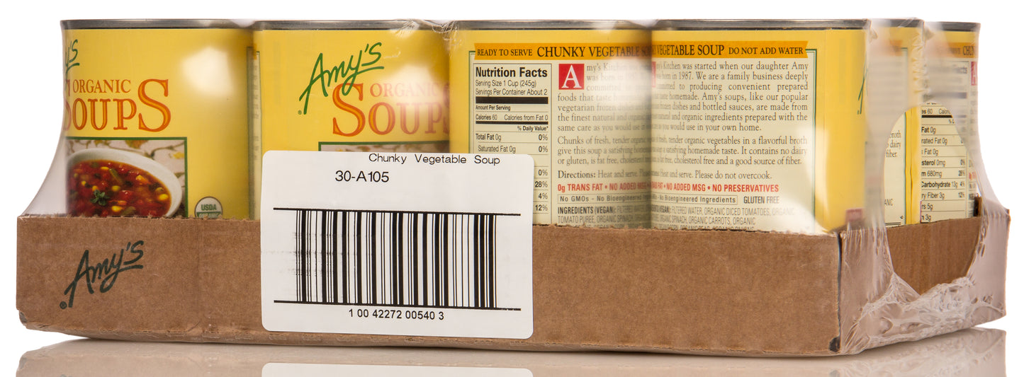 Chunky Vegetable Soup, Organic