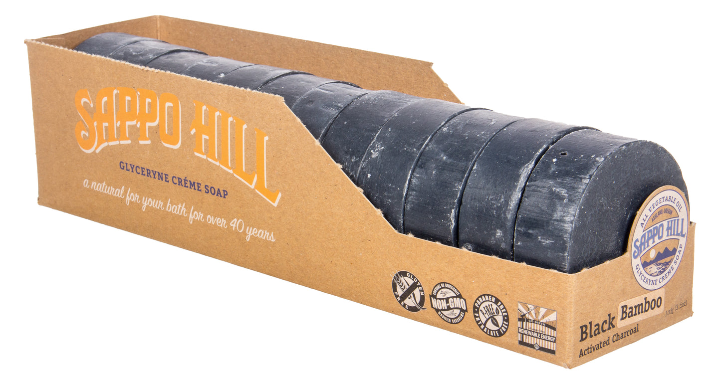 Bar Soap, Black Bamboo, Activated Charcoal, Fragrance-Free
