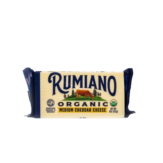 Medium Cheddar Cheese, Organic