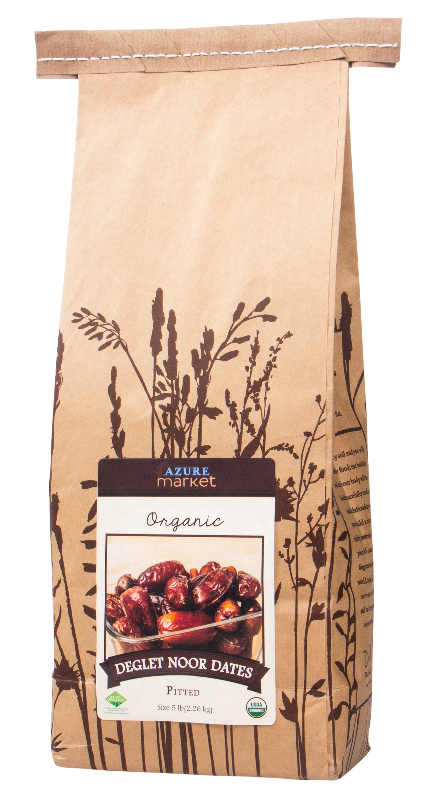 Deglet Noor Dates, Pitted, Organic