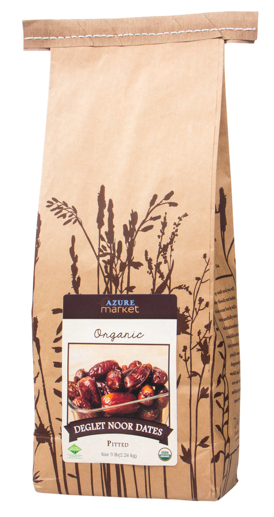 Deglet Noor Dates, Pitted, Organic