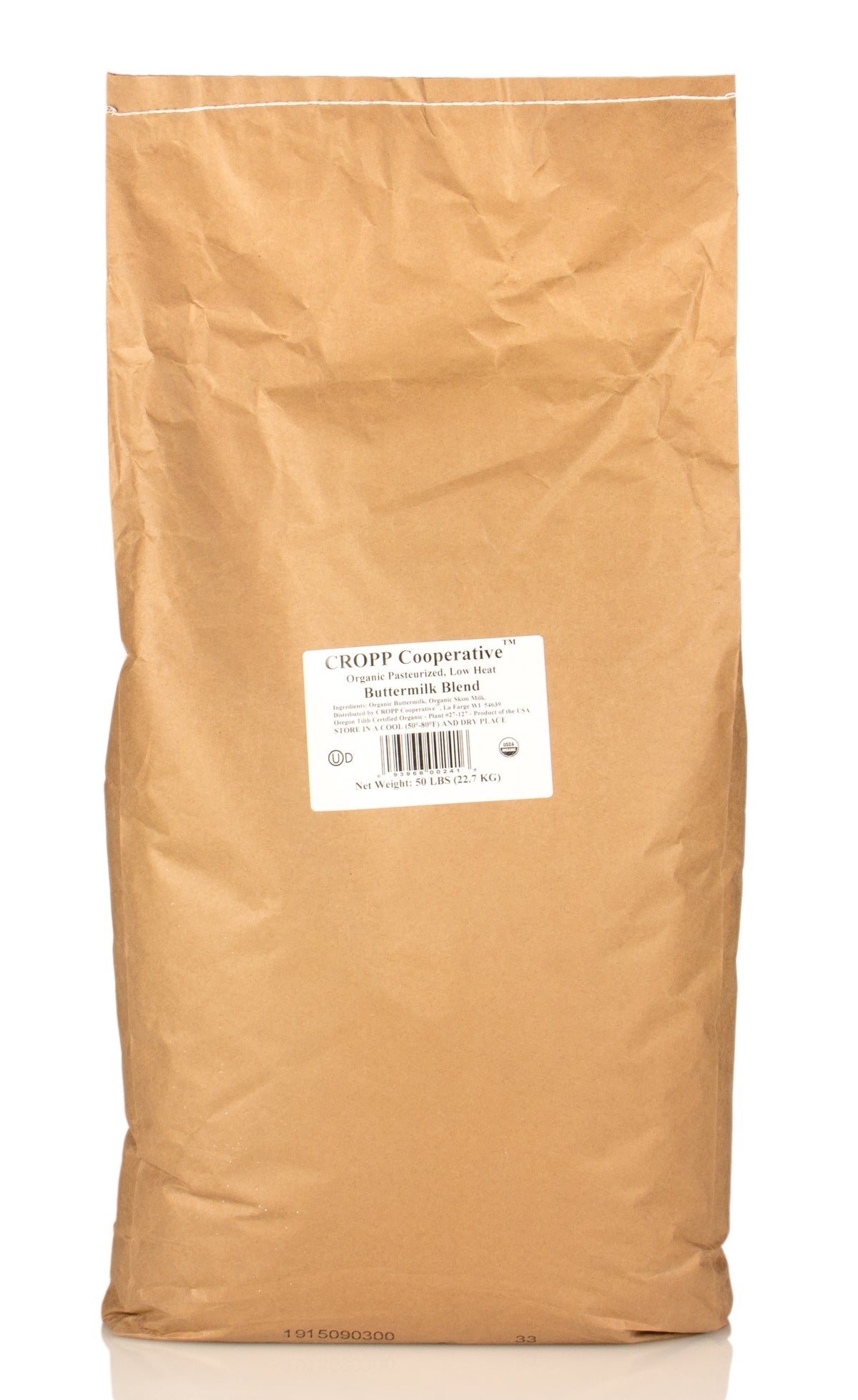 Buttermilk Powder, Non-Instant, Organic