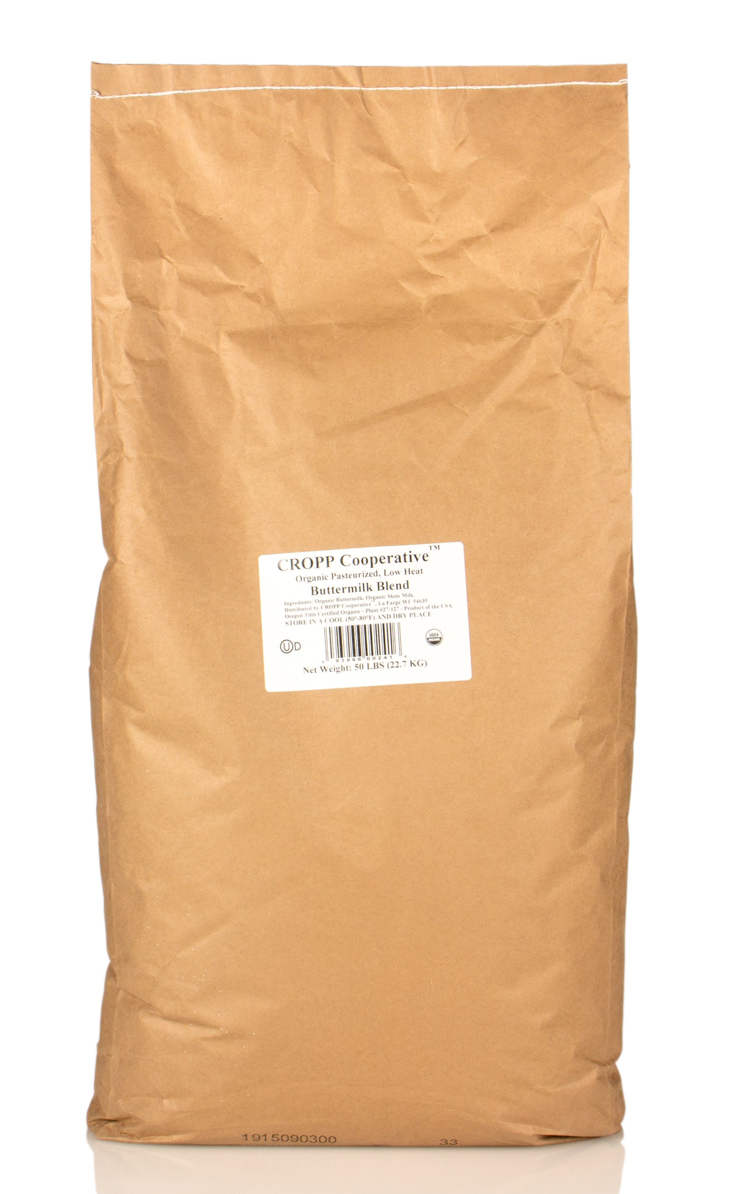 Buttermilk Powder, Non-Instant, Organic
