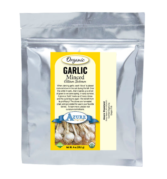 Garlic, Minced, Organic