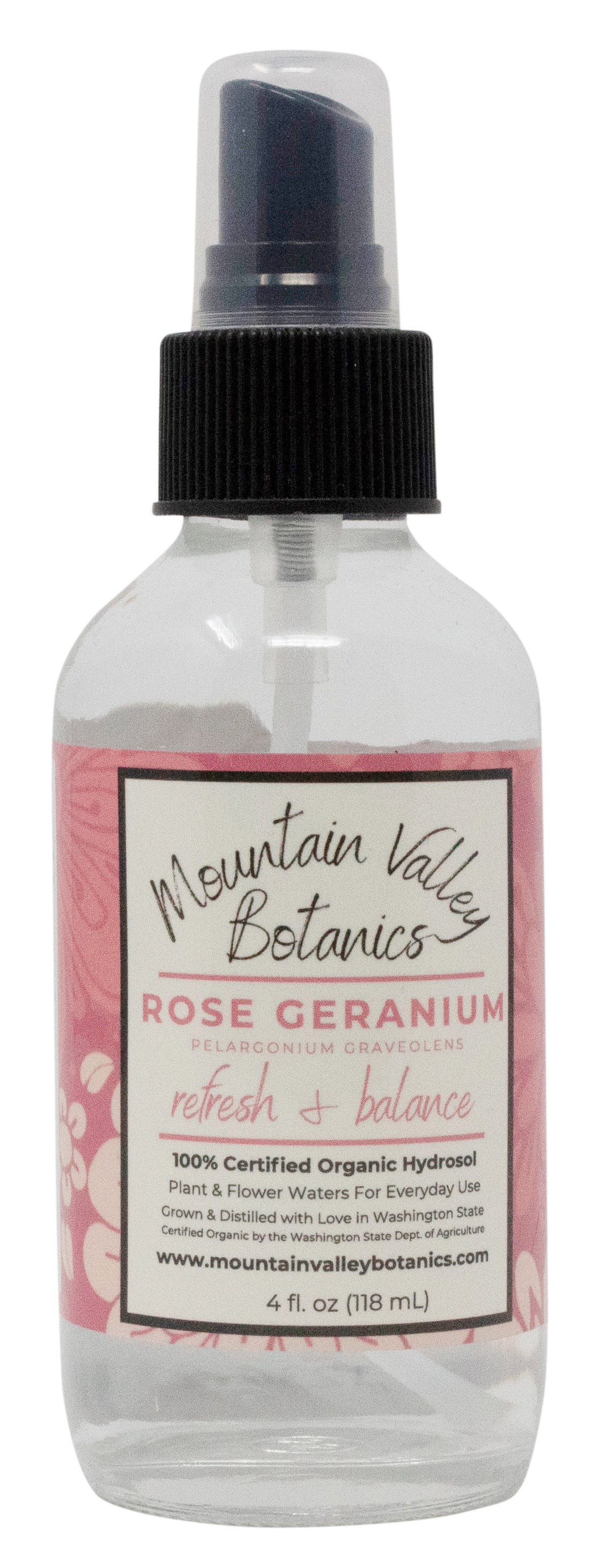 Hydrosol, Rose Geranium, Organic
