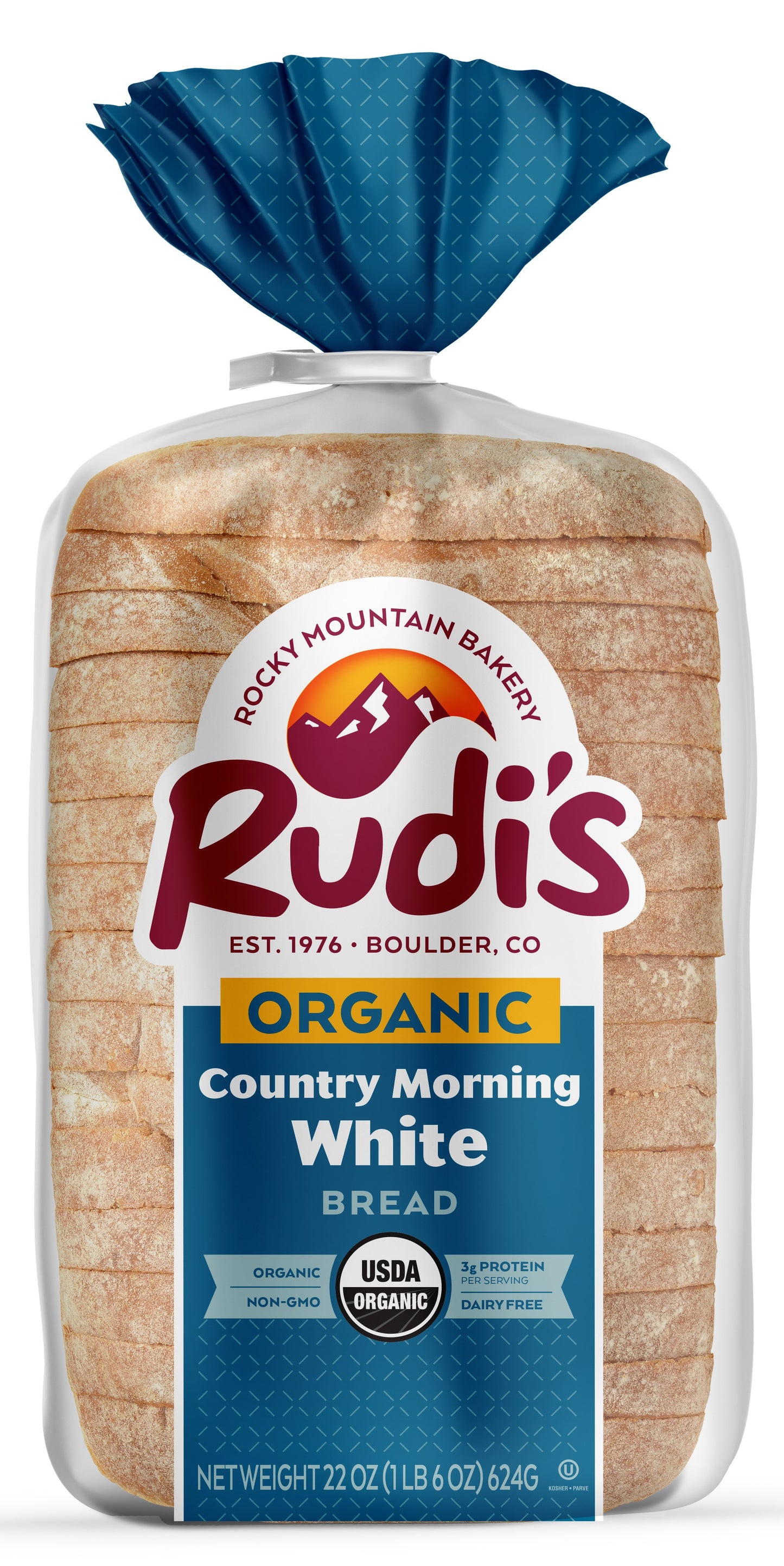 Country Morning White Bread, Frozen, Organic