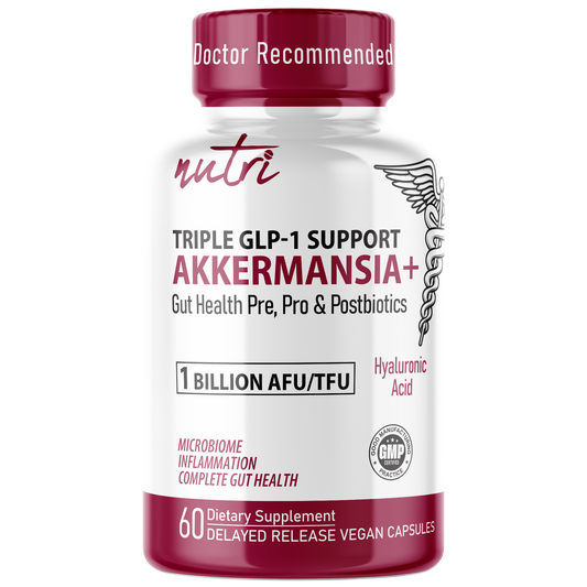 Akkermansia GLP-1 1 Billion AFU, Triple Action Gut Support