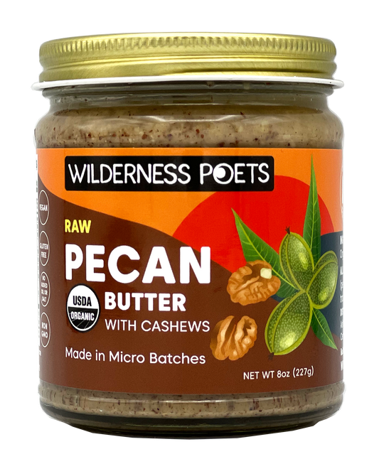 Pecan Butter with Cashews, Raw, Organic