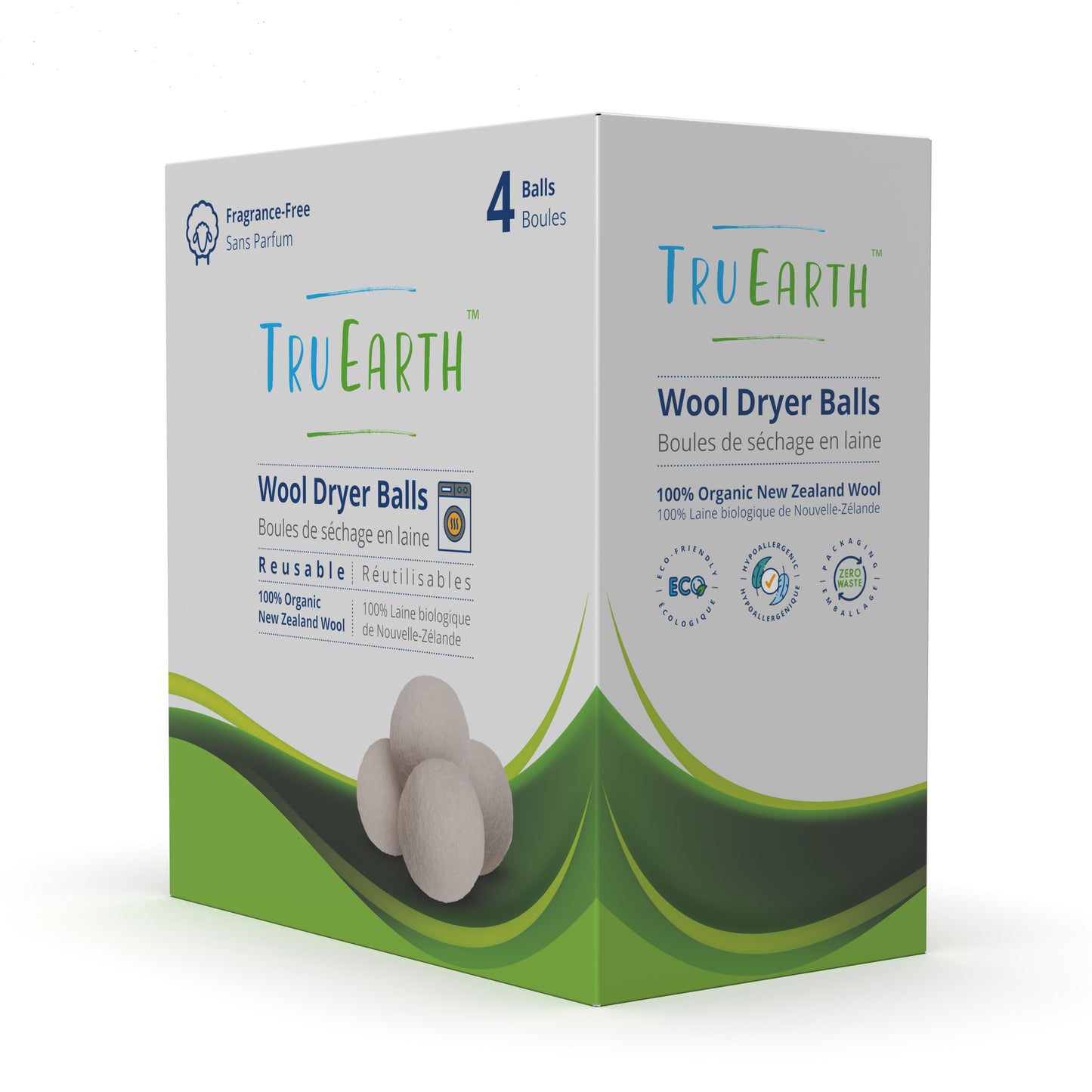 Wool Dryer Balls (Set of 4)
