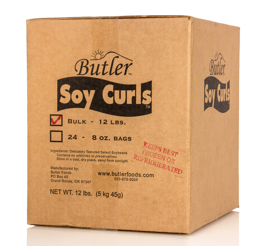 Soy CURLS, Bulk, GMO Free