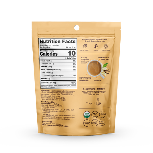 Think Creamer, Vanilla Coconut, Organic
