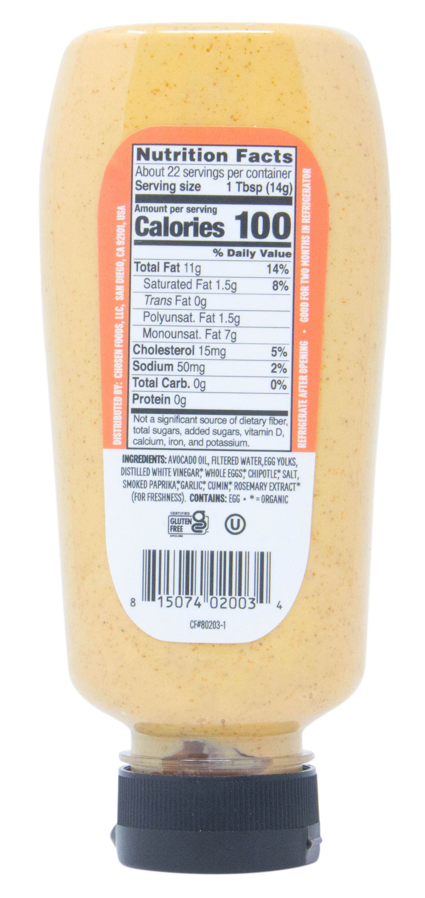 Mayo, Chipotle, Squeeze