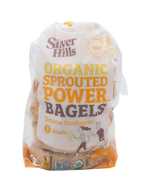 Bagels, Sesame Sunflower Sprouted, Frozen
