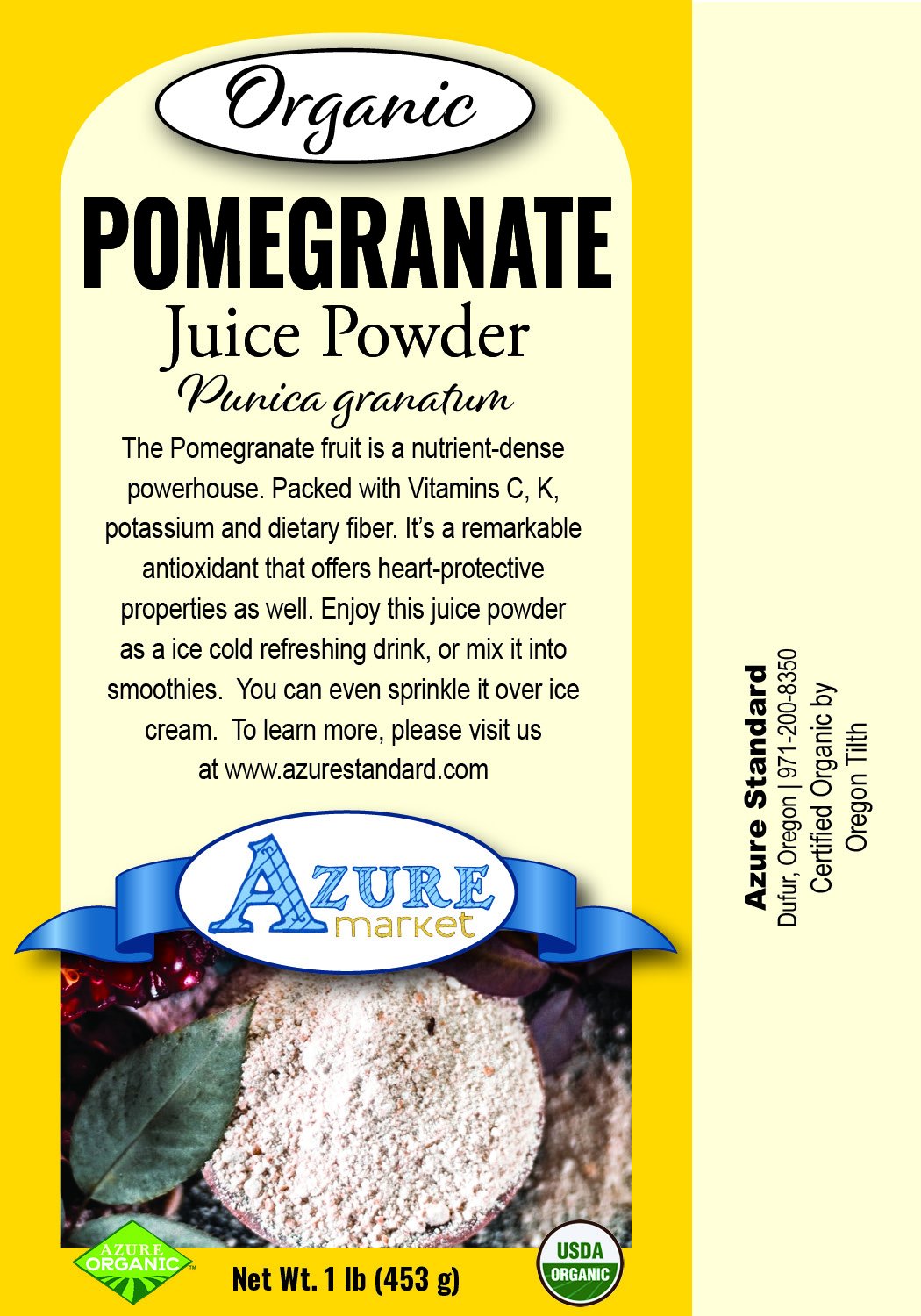 Pomegranate Juice Powder, Organic