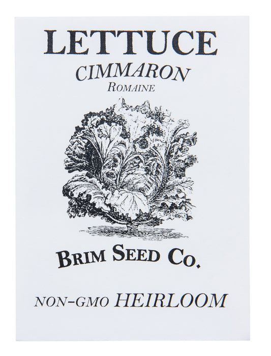 Lettuce, Romaine Cimmaron Heirloom Seed