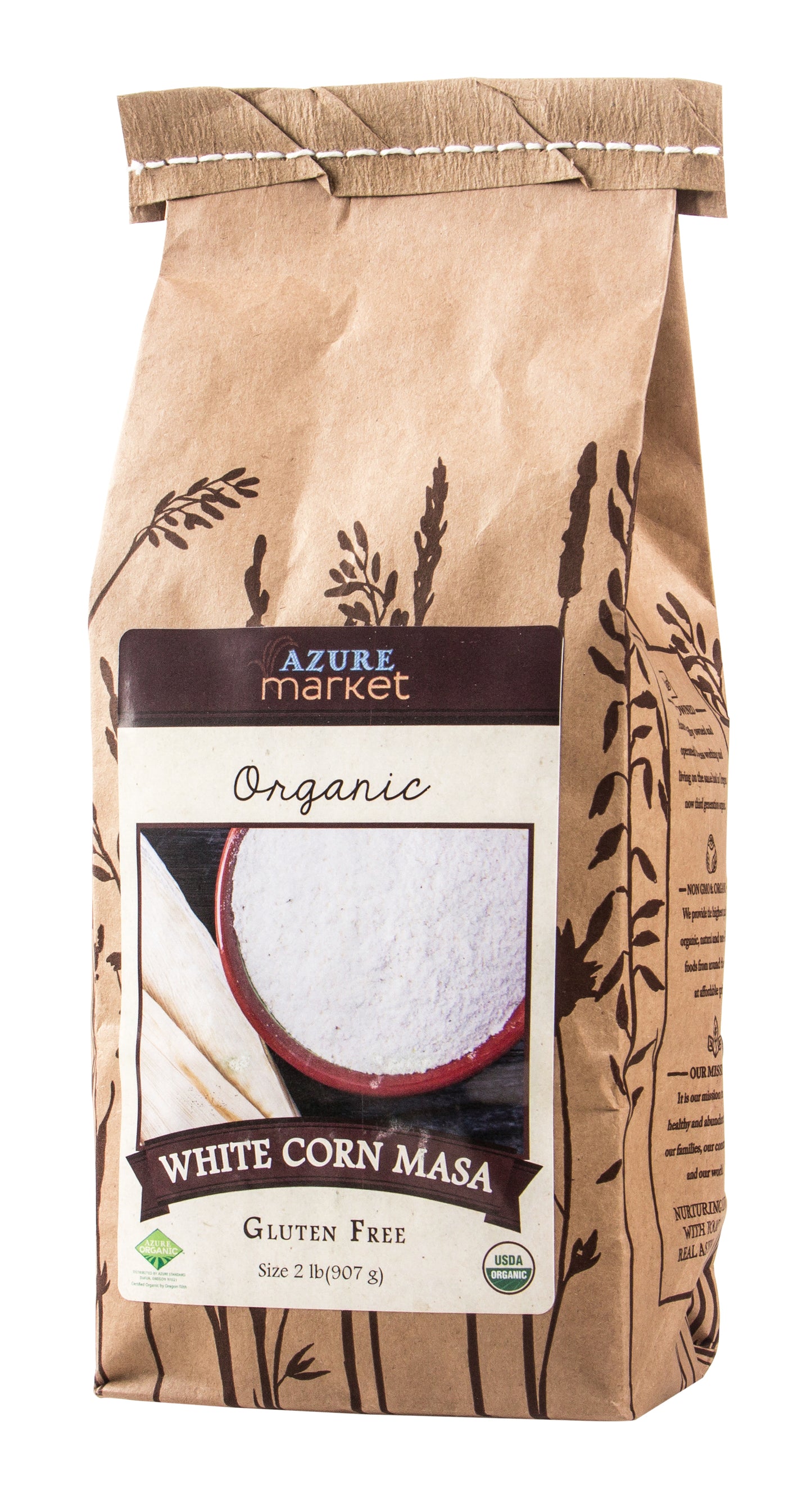 White Corn Masa Flour Medium, Organic