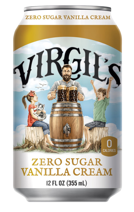 Vanilla Cream Soda, Zero Sugar