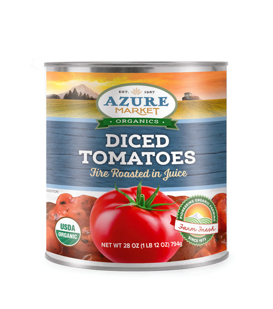 Diced Tomatoes in Juice, Fire Roasted, Organic