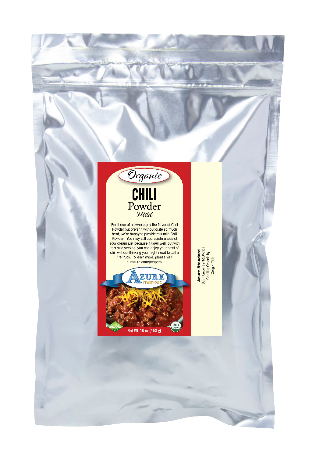Chili Powder, Mild, Organic