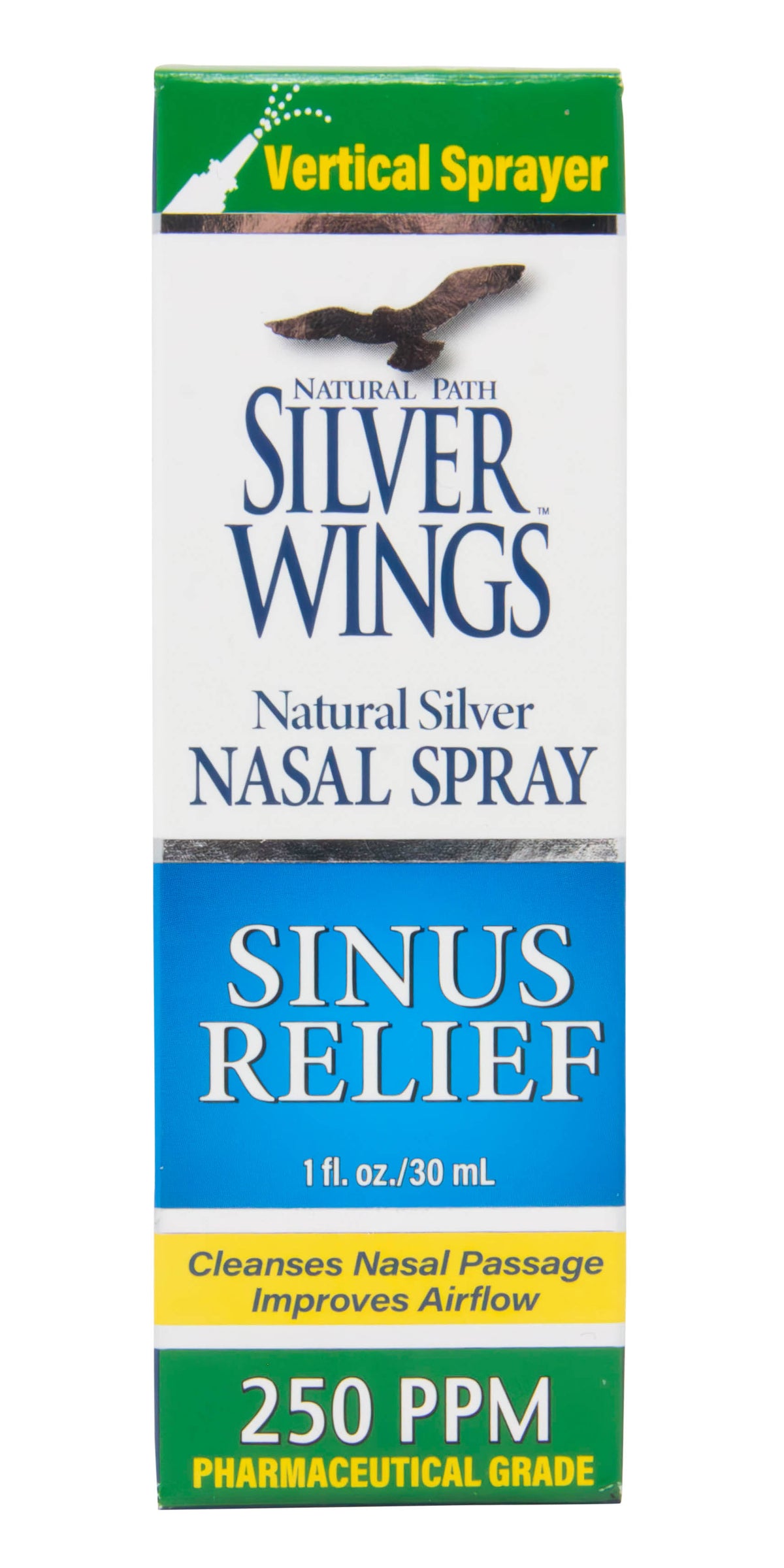 Natural Silver Nasal Spray, Sinus Relief, 250 PPM