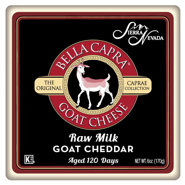 Caprae Collection, Cheddar, Aged Goat Cheese, Raw