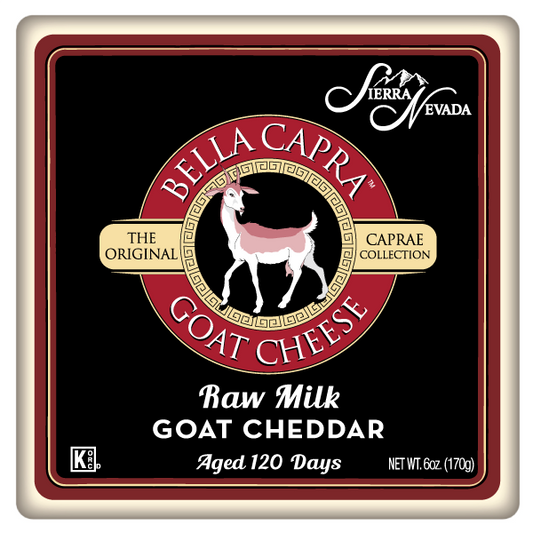 Caprae Collection, Cheddar, Aged Goat Cheese, Raw