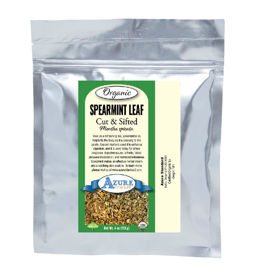Spearmint Leaf, Cut & Sifted, Organic