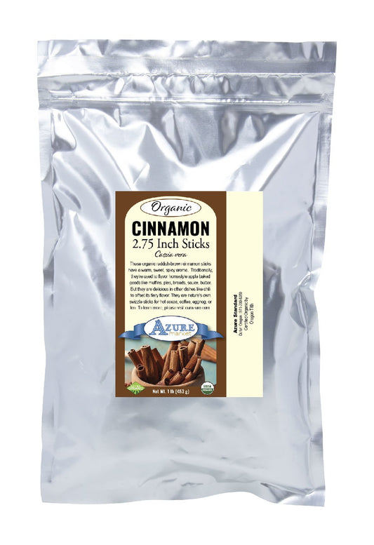 Cinnamon Sticks, 2.75 inch, Organic