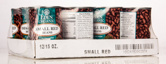 Small Red Beans, Canned, Organic