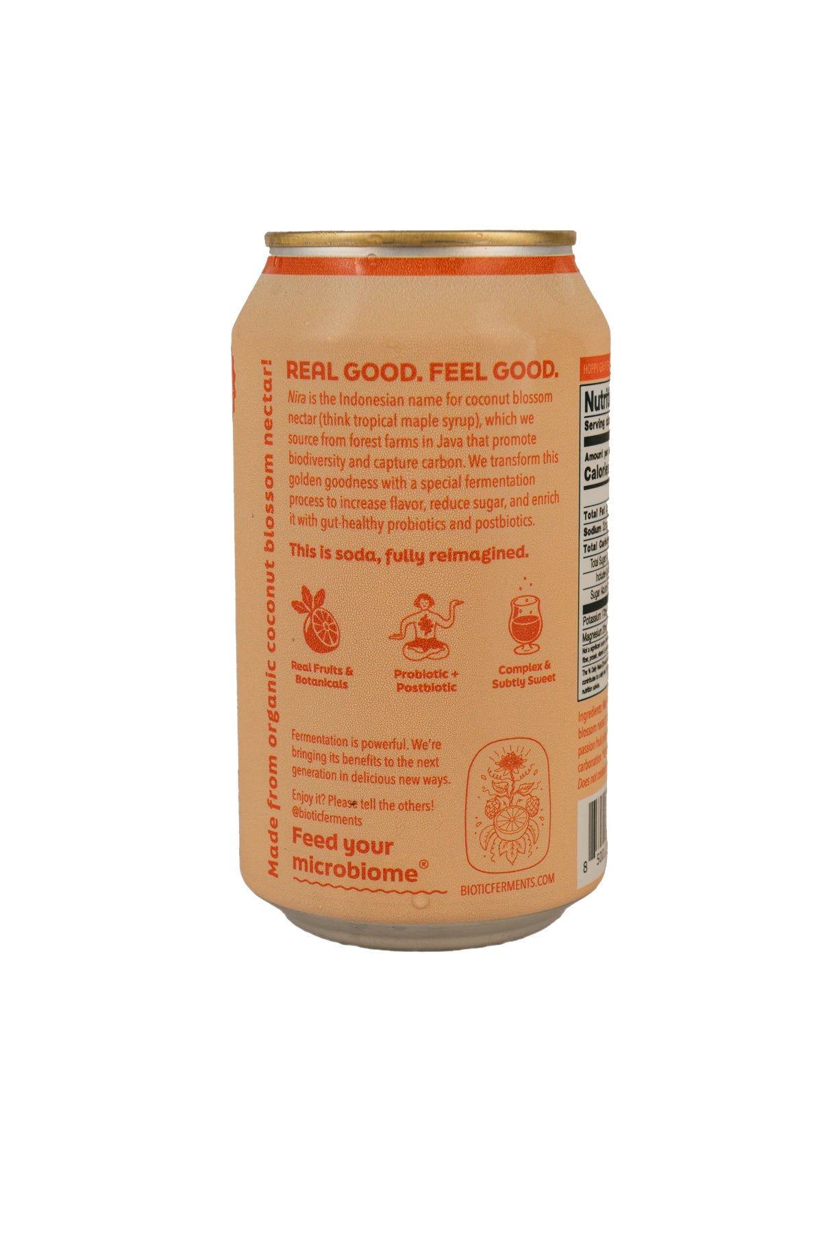 Nira Fermented Soda, Hoppy Grapefruit, Organic