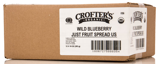 Wild Blueberry Just Fruit Spread, Organic
