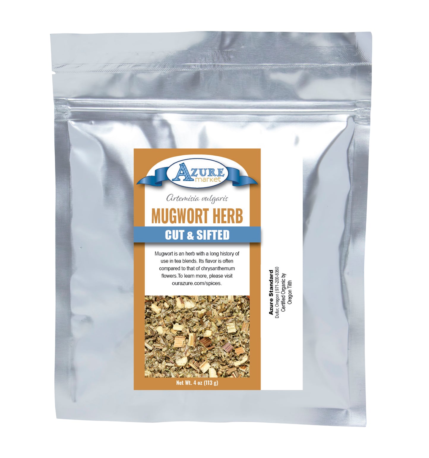 Mugwort Herb, Cut & Sifted